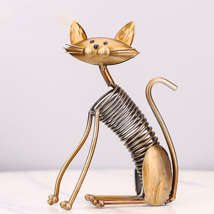 Sculpture chat s'étirant  Statue de chat, Illustration de chat, Sculpture  animaux
