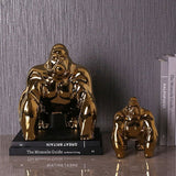 Statuette Gorille Gold