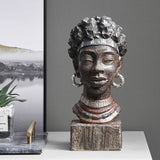 Statue Africaine en Bois femme