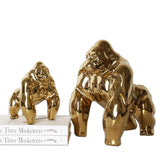 Statue Gorille Gold
