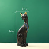Sculpture Chat Noir Égyptien
