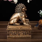 Statue Lion Chinois résine