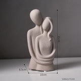 Statue Couple Design en résine