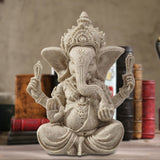 Statue Éléphant bouddha en résine