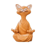 Sculpture Chat Yoga Orange