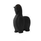 Statue Cheval Nordique noir