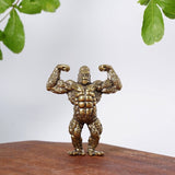 Statue Gorille Musculation double biceps