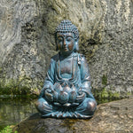 Statuette Bouddha Lotus 