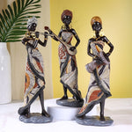 Statue Africaine Musicienne