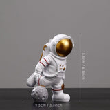 Statue Astronaute Lune