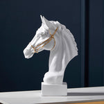 Statue Buste <br>Cheval