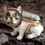 Sculpture Chien Astronaute