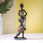 Statue Africaine Musicienne Tam Tam