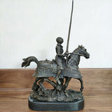 Statue Bronze Soldat Déco