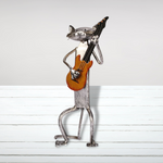 Statue Chat Guitare