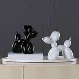 Sculpture Chien Ballon Blanc