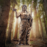Statue Grecque <br>Dieu Médecine Asclépios