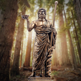 Statue Grecque <br>Dieu Médecine Asclépios