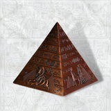 Statue Pyramide Egypte Cuivrée