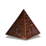 sculpture Pyramide Egypte Cuivrée