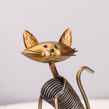 Sculpture Chat Métal